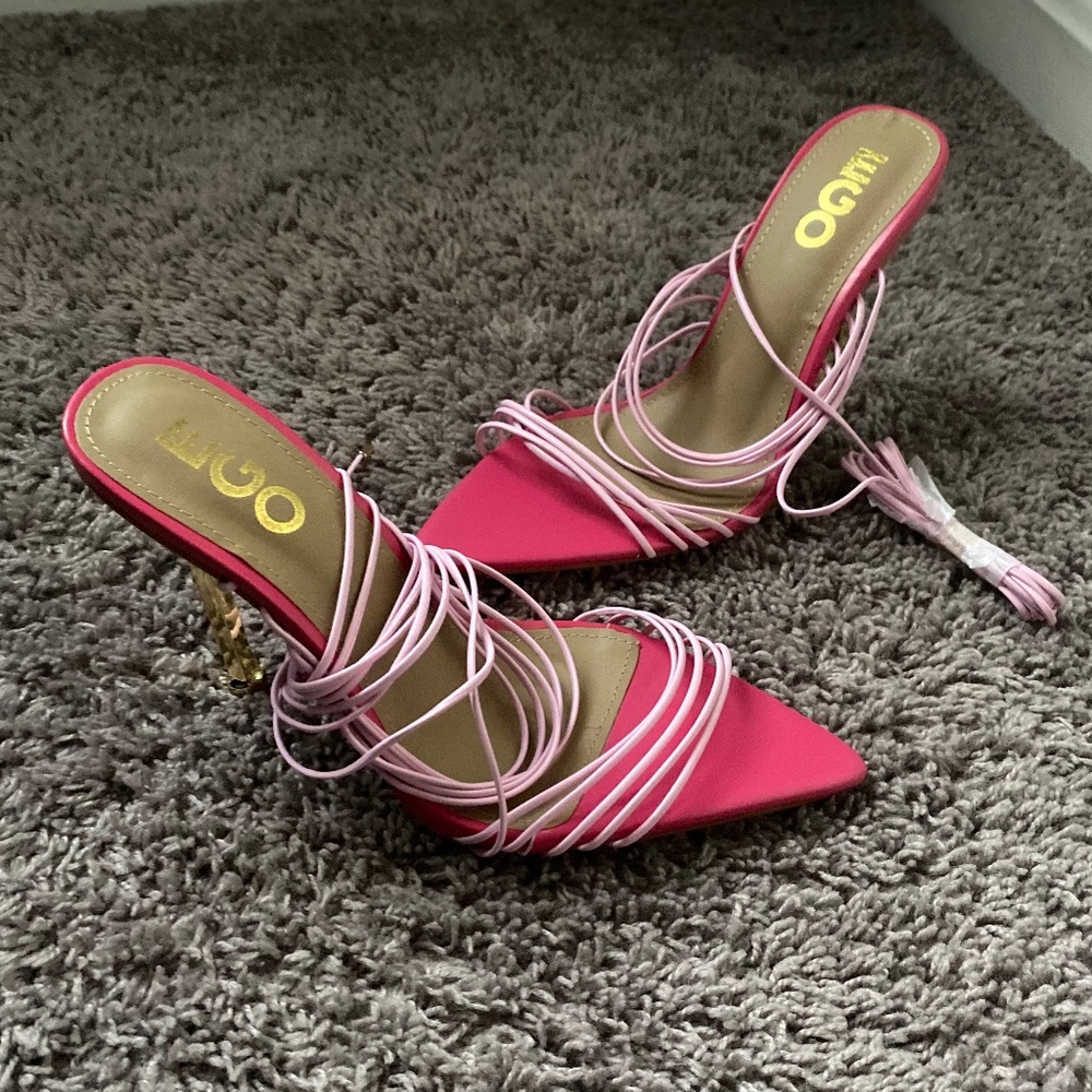 Pink heels